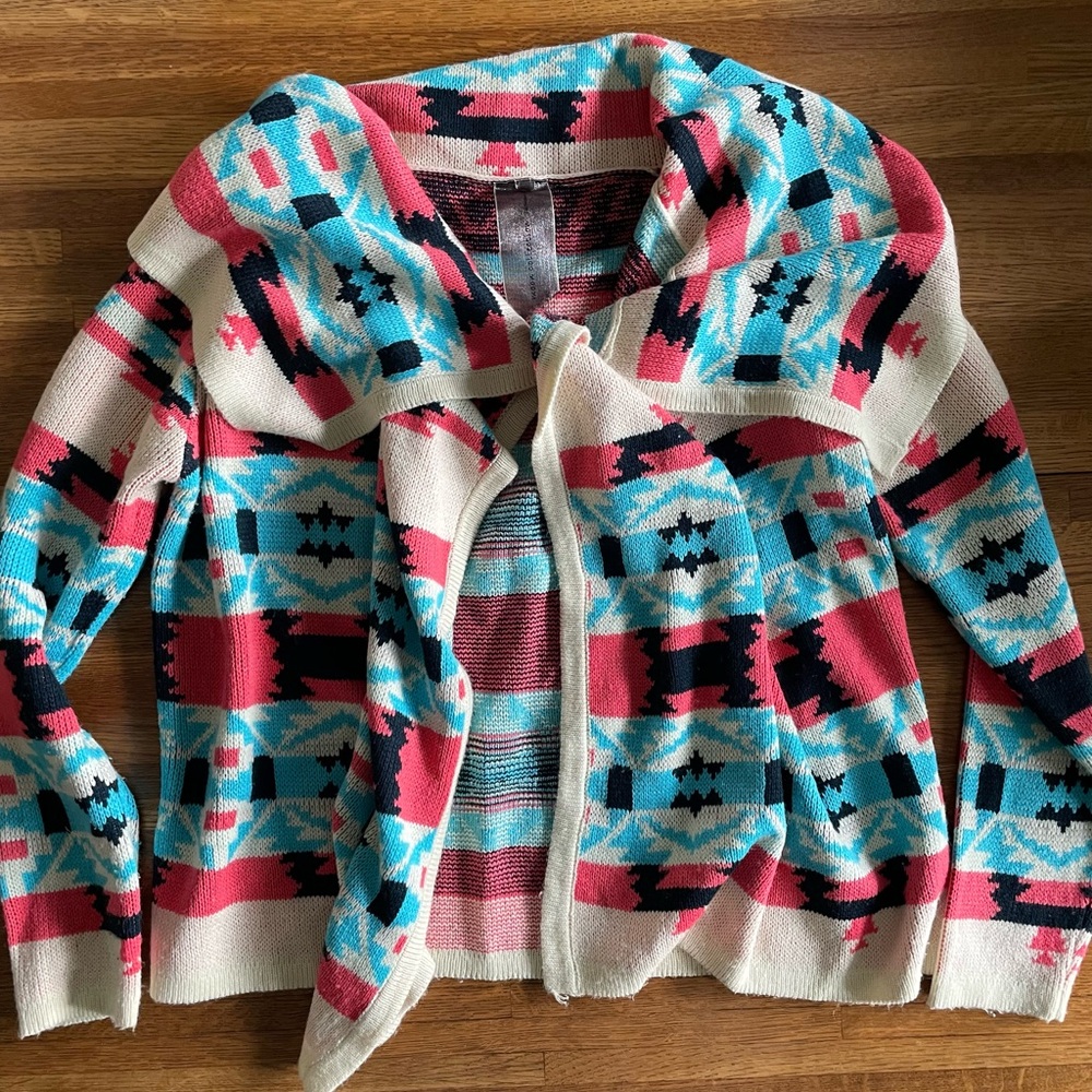 Colorful Patterned Women's Sweater